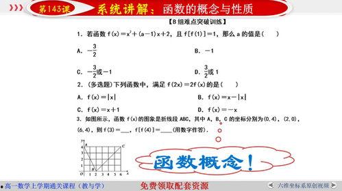 函数的概念视频