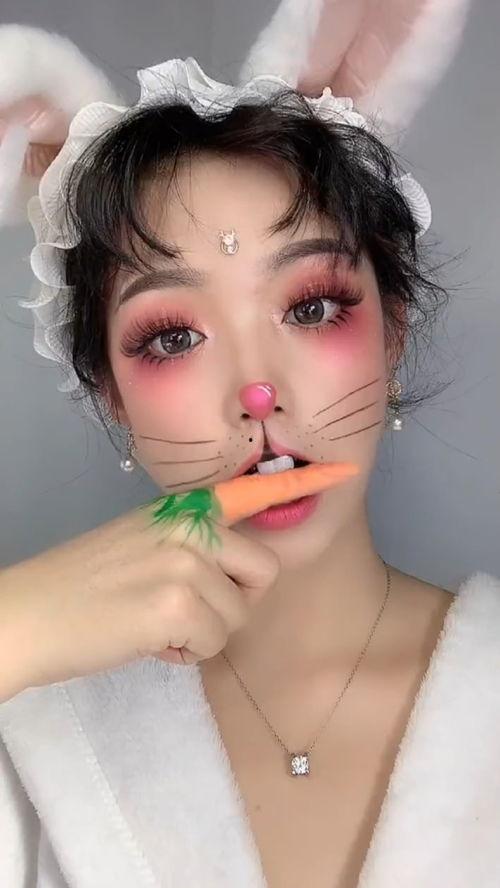 兔子妆视频,跟随视频教程轻松打造萌态妆容